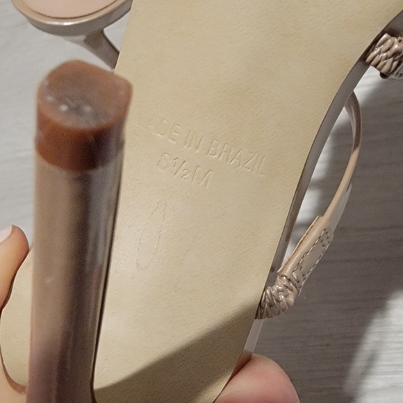 Steve Madden Tan Heels Strappy Sandals - Picture 5 of 5